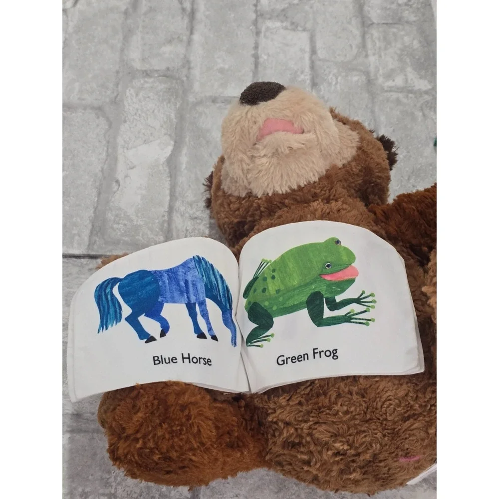 World of Eric Carle Hear Bear Roar Sound Book Battery Plush Bear Book VIDEO